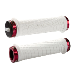 Chwyty ODI MTB Troy Lee Designs Lock-On 130mm white