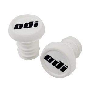 Zatyczki korki kierownicy ODI BMX White