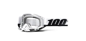 Gogle 100% RACECRAFT STUU (Szyba Przezroczysta Anti-Fog, LT 88%-92% 