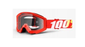 Gogle 100% STRATA JUNIOR FURNANCE Szyba Przezroczysta Anti-Fog, 