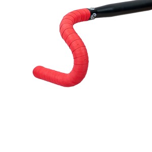 Owijka na kierownicę BIKE RIBBON CORK GEL gr.2,5mm czerwona