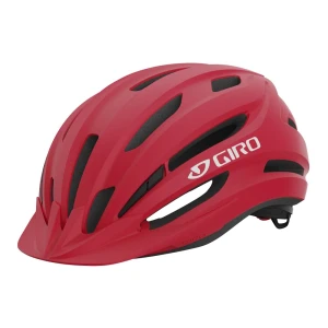 Kask juniorski GIRO REGISTER II matte bright red white roz.(50-57 cm)