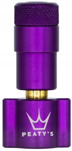 Pompka na naboje CO2 PEATY'S HOLESHOT TYRE INFLATOR HEAD MATTE VIOLET