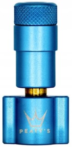 Pompka na naboje CO2 PEATY'S HOLESHOT TYRE INFLATOR HEAD TURQUOISE