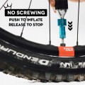 Pompka na naboje CO2 PEATY'S HOLESHOT CO2 TYRE INFLATOR HEAD MATTE SILVER.jpg