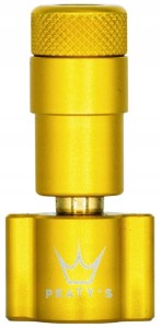 Pompka na naboje CO2 PEATY'S HOLESHOT TYRE INFLATOR HEAD MATTE GOLD
