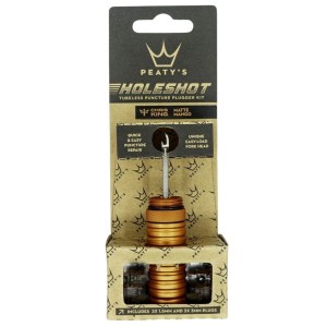 Zestaw naprawczy do opon PEATY'S HOLESHOT TUBELESS Złoty