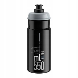 Bidon Elite Jet Black Grey 550ml