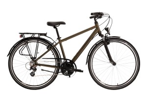 Rower trekkingowy kross Trans 2.0 khaki / czarny / matowy