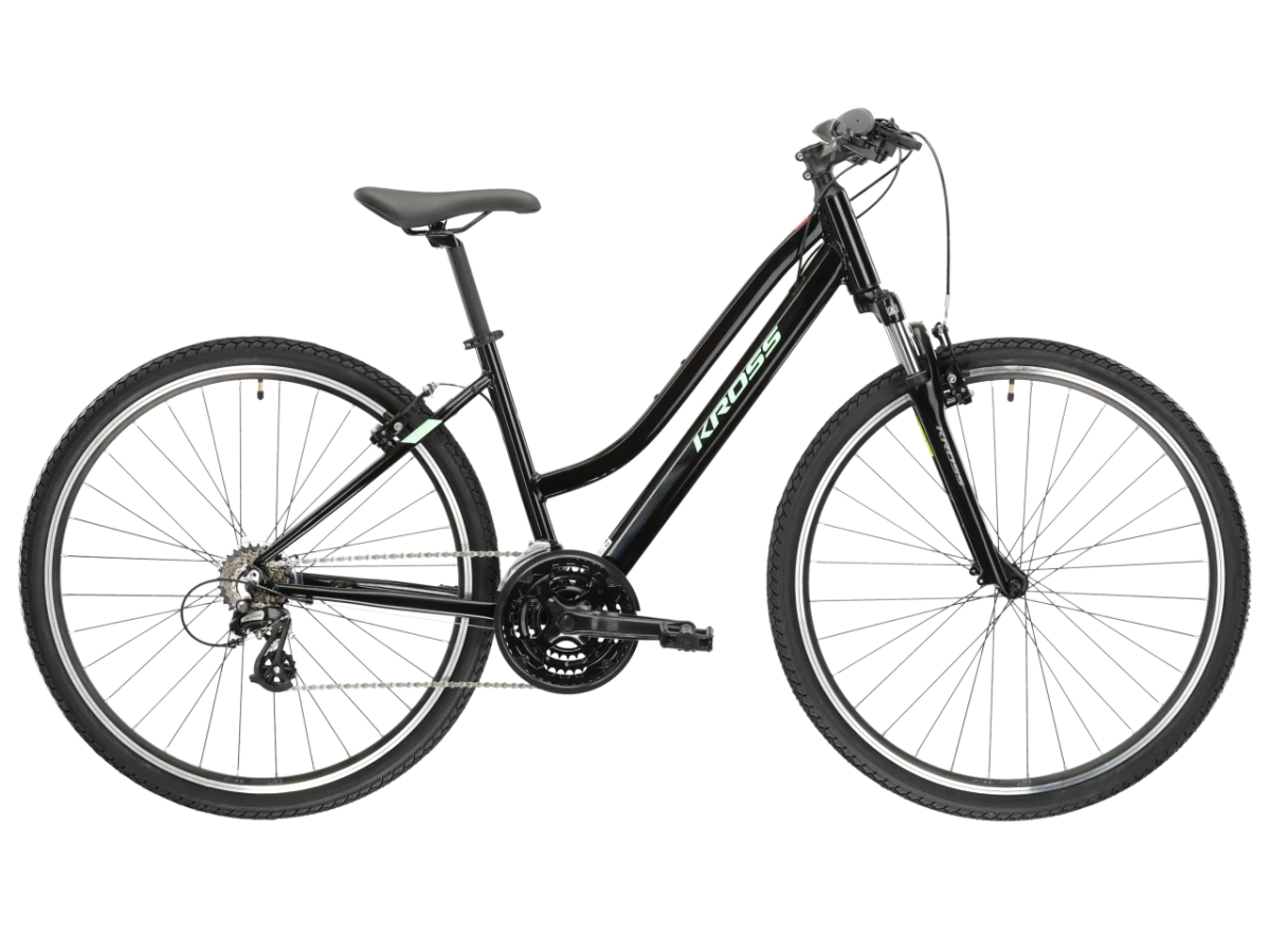 Rower damski Kross Evado 2.0 czarno miętowy