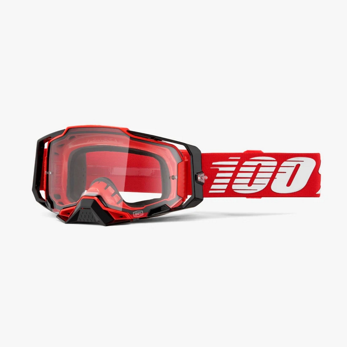 GOGLE 100% ARMEGA RED - CLEAR LENS - KOLOR CZERWONY/CZARNY/BIA .jpeg