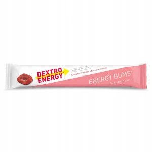 Dextro gumy energetyczne TRUSKAWKOWE z witaminą B