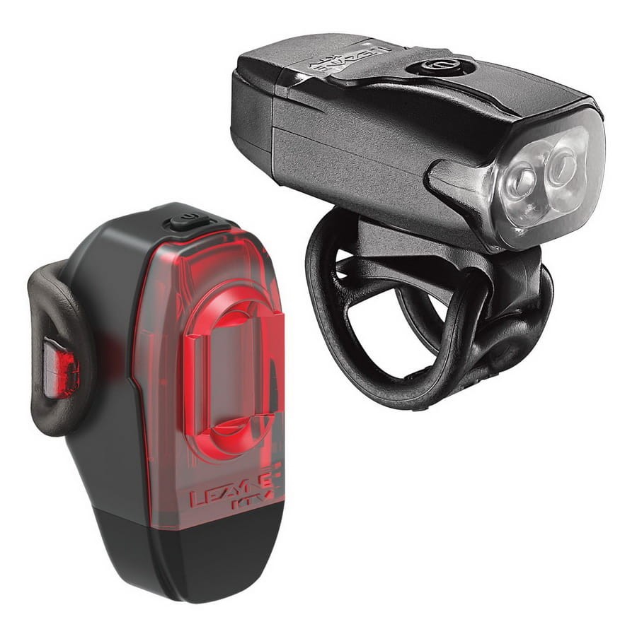 Zestaw lampki LEZYNE LED KTV DRIVE 200 lumenów przód, KTV 10 lumenów tył, usb czarne.jpg