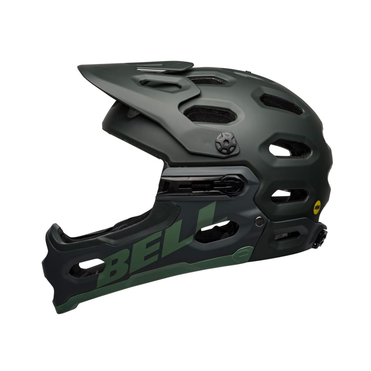 Kask full face BELL SUPER 3R MIPS matte green (id: 93).jpg