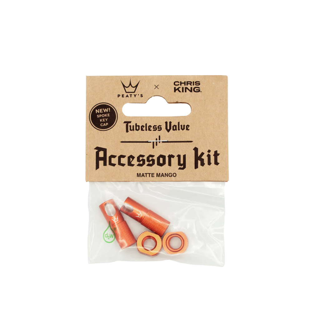 Kapturek wentyla Peaty's X Chris King MK2 mango.png