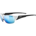 Okulary Uvex blaze III white black mat/mirror blue.jpg