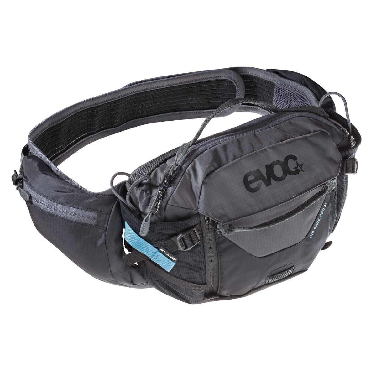 Nerka rowerowa EVOC HIP PACK PRO 3 + 1,5L bladder black - carbon grey (id: 129).jpg