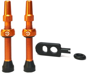 Zestaw wentyli Momum presta 44 mm Pomarańczowe