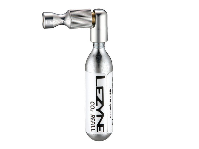 Pompka ręczna LEZYNE TRIGGER DRIVE CO2 + 1x nabój gazowy 16g srebrny.jpg