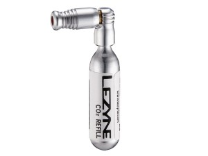 Pompka ręczna LEZYNE TRIGGER SPEED DRIVE CO2 + 1x nabój gazowy 16g srebrna