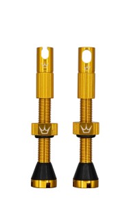 Zawory PEATY'S X CHRIS KING MK2 42mm Tubeless Valves Gold